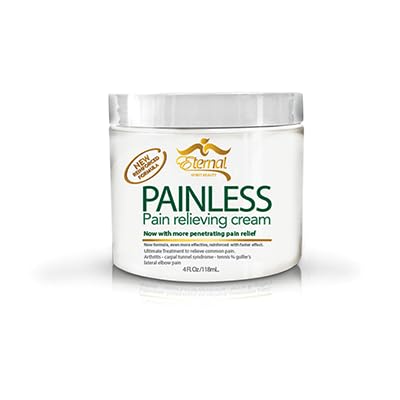 Close-up texture of Eternal Spirit Beauty painless relieving cream for smooth application
