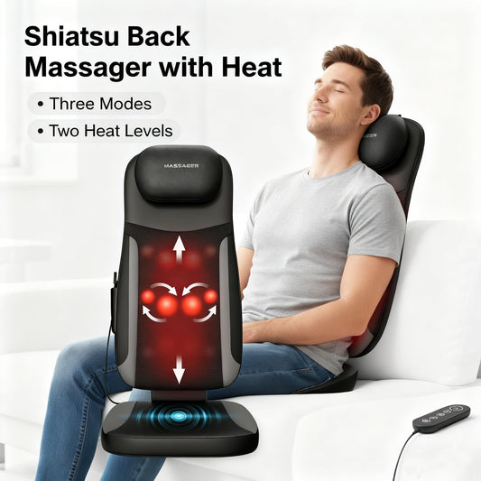Ethereal Wellness 4D Shiatsu technology delivers deep kneading and rolling comfort