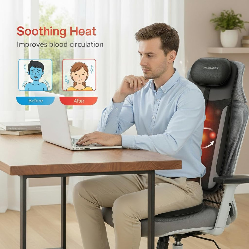 Ethereal Wellness auto shutoff ensures safe, worry-free massage sessions