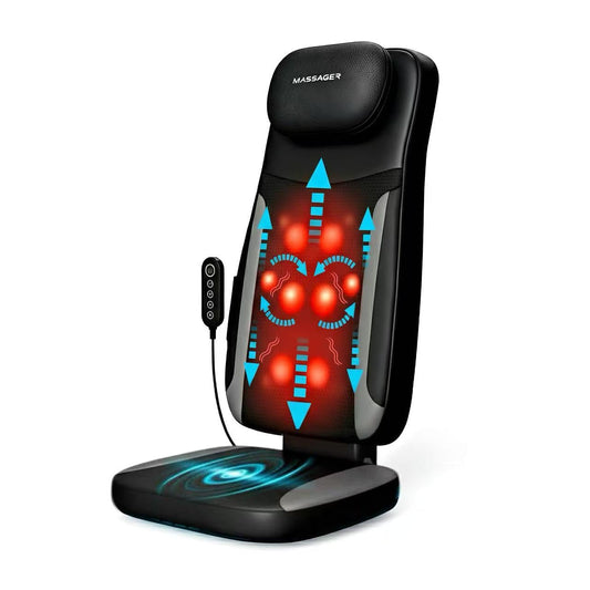 Ethereal Wellness back massager with heat targeting the neck for soothing relief