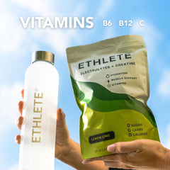 Ethlete natural fruit extracts swirl highlights real-fruit flavor.