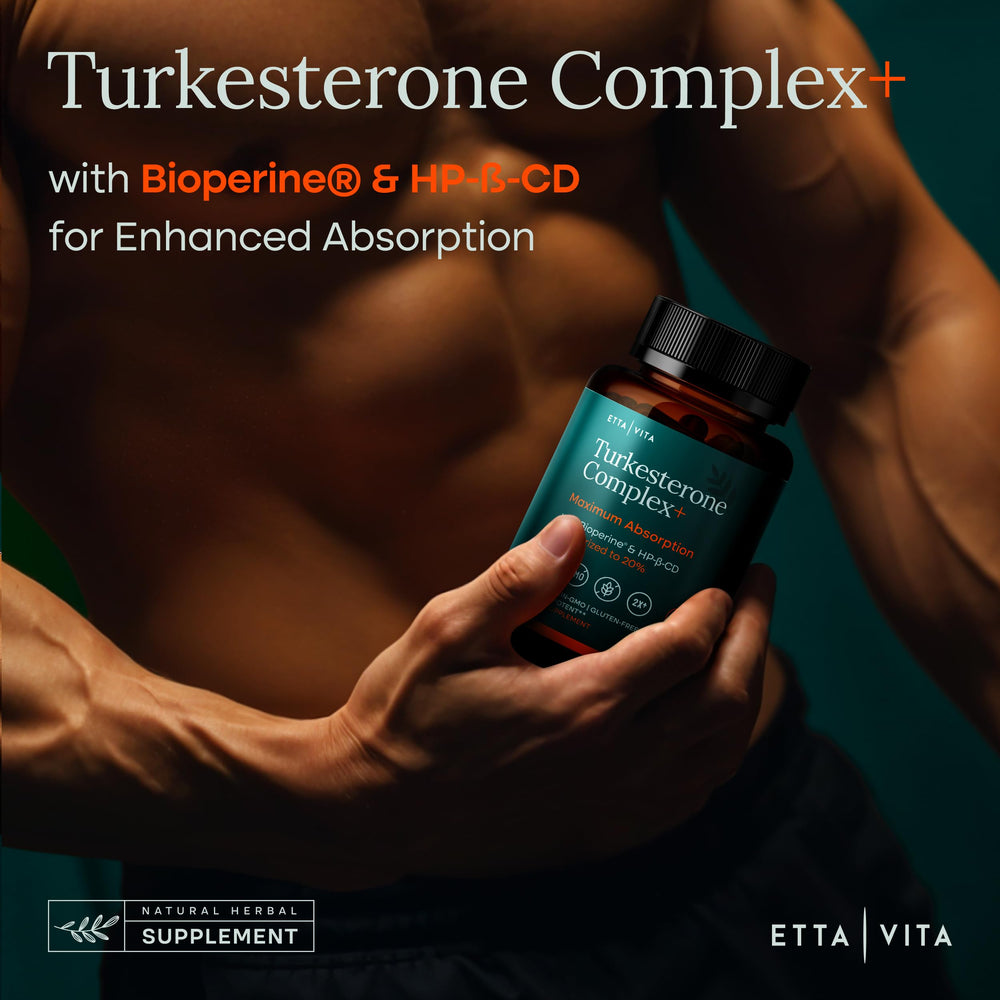 BioPerine absorption graphic for Etta Vita turkesterone.