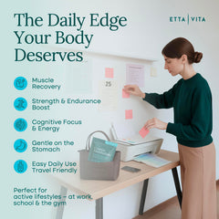 Etta Vita vegan gluten-free gummies labeling, suitable for varied wellness lifestyles.