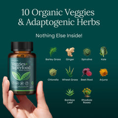 Close-up of Etta Vita energy-boost capsules for busy days.