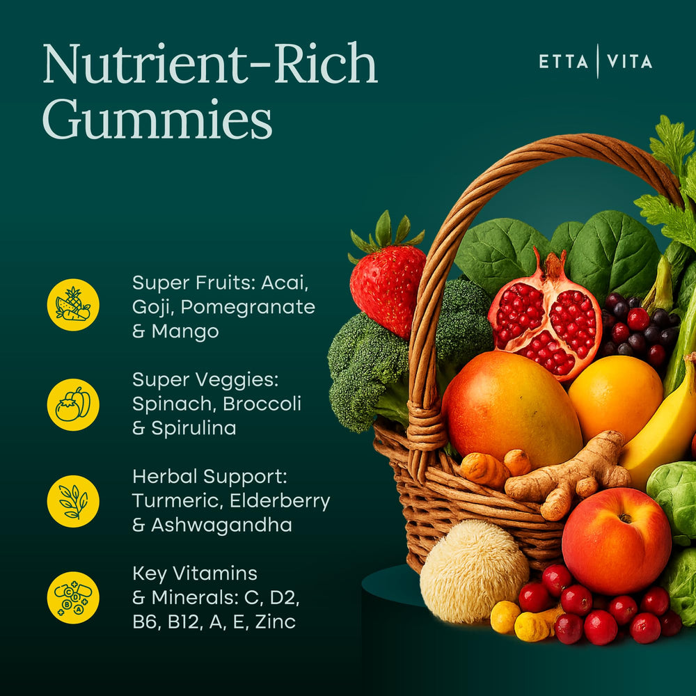 Etta Vita gluten-free badge on pouch for gluten-conscious users.