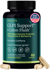Etta Vita colon cleanse bottle front for smoother digestion and daily balance.