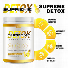 ETUIH Supreme Detox pineapple scoop demonstrates convenient daily serving