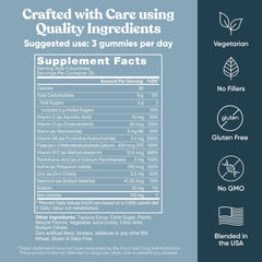 Ingredients list for Eu Natural Conception for Her gummies for transparency
