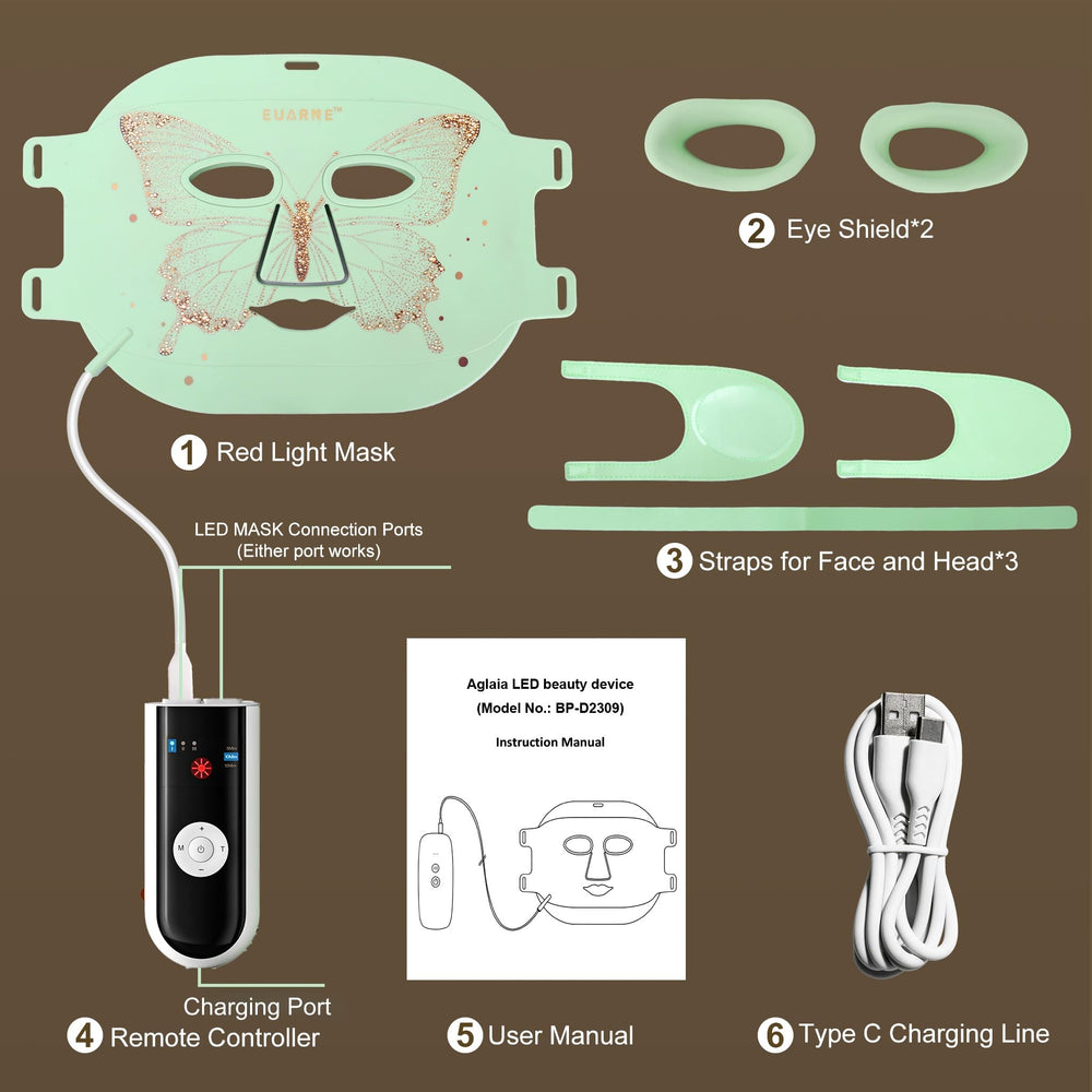 EUARNE safety features protect eyes during therapy.