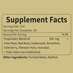 Packaging features natural ingredients for gentle, convenient daily lymph support