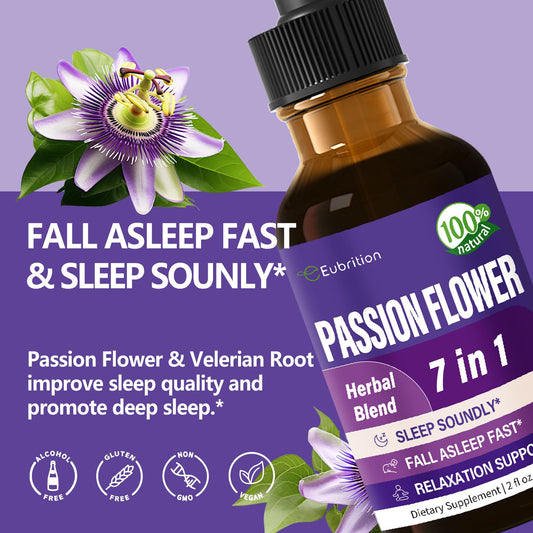 Pouring Eubrition Sleep Drops into water for bedtime preparation