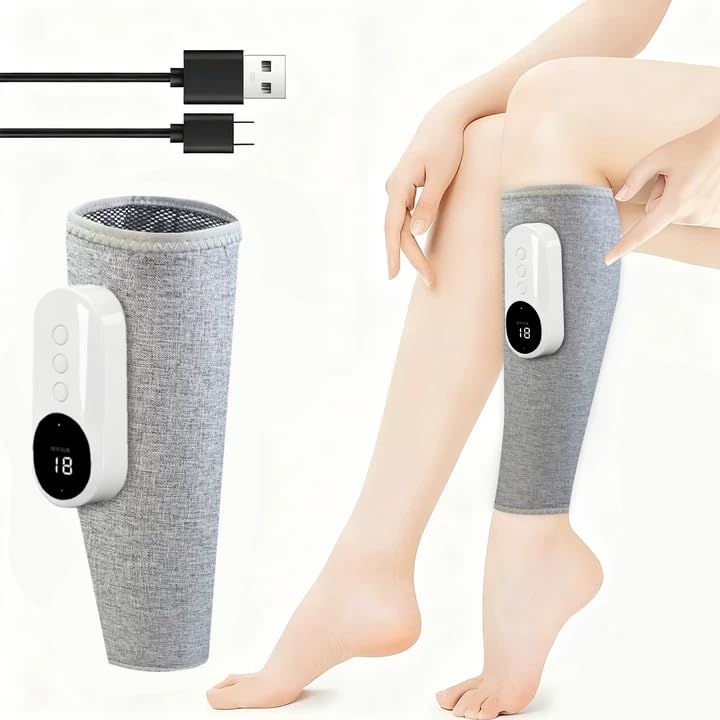 Eulay leg massager during assembly showing sturdy build for daily leg relief