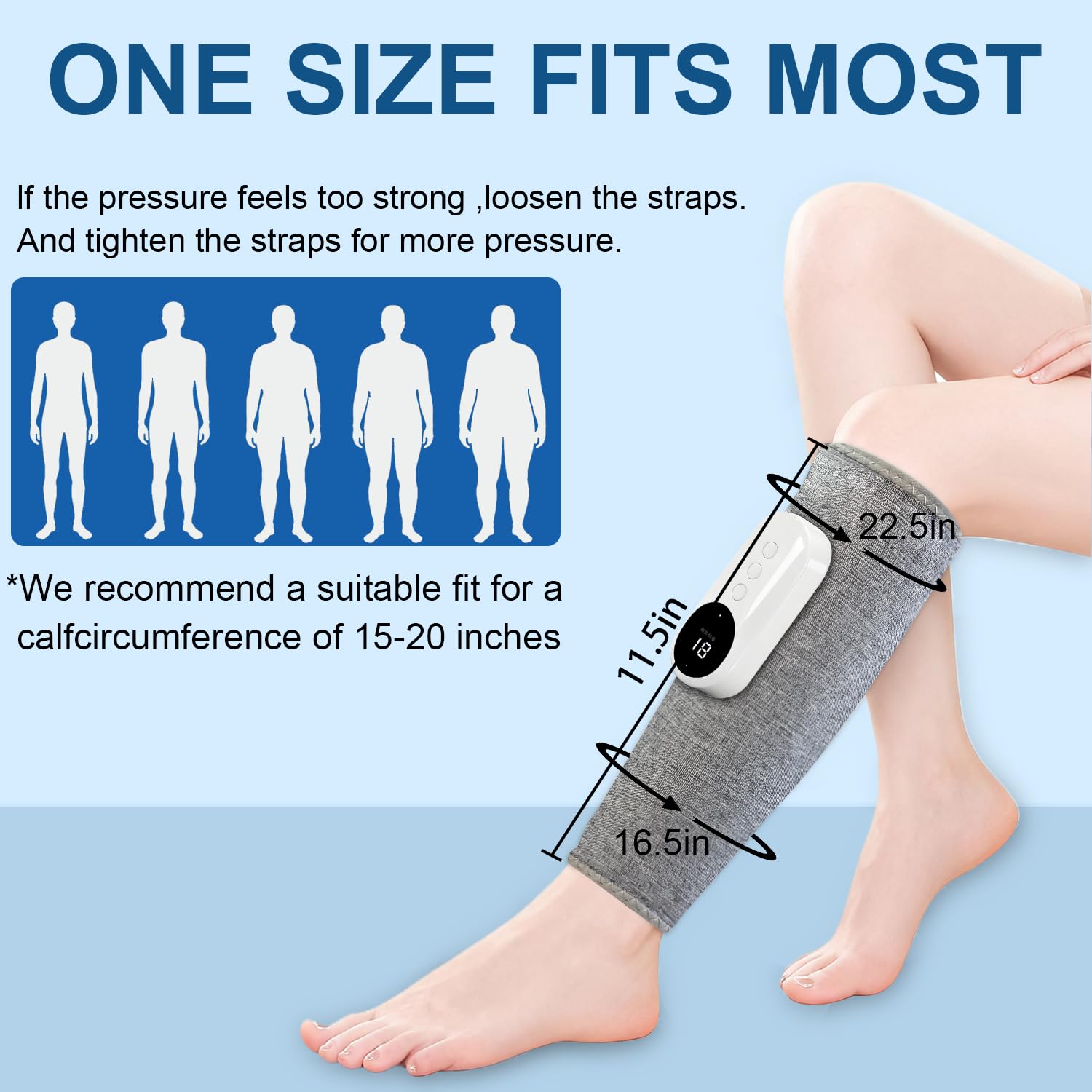 Eulay three intensity levels tailoring pressure for comfort and customization