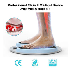 EULEYAW EMS and TENS pads extend therapeutic benefits to feet and calves.