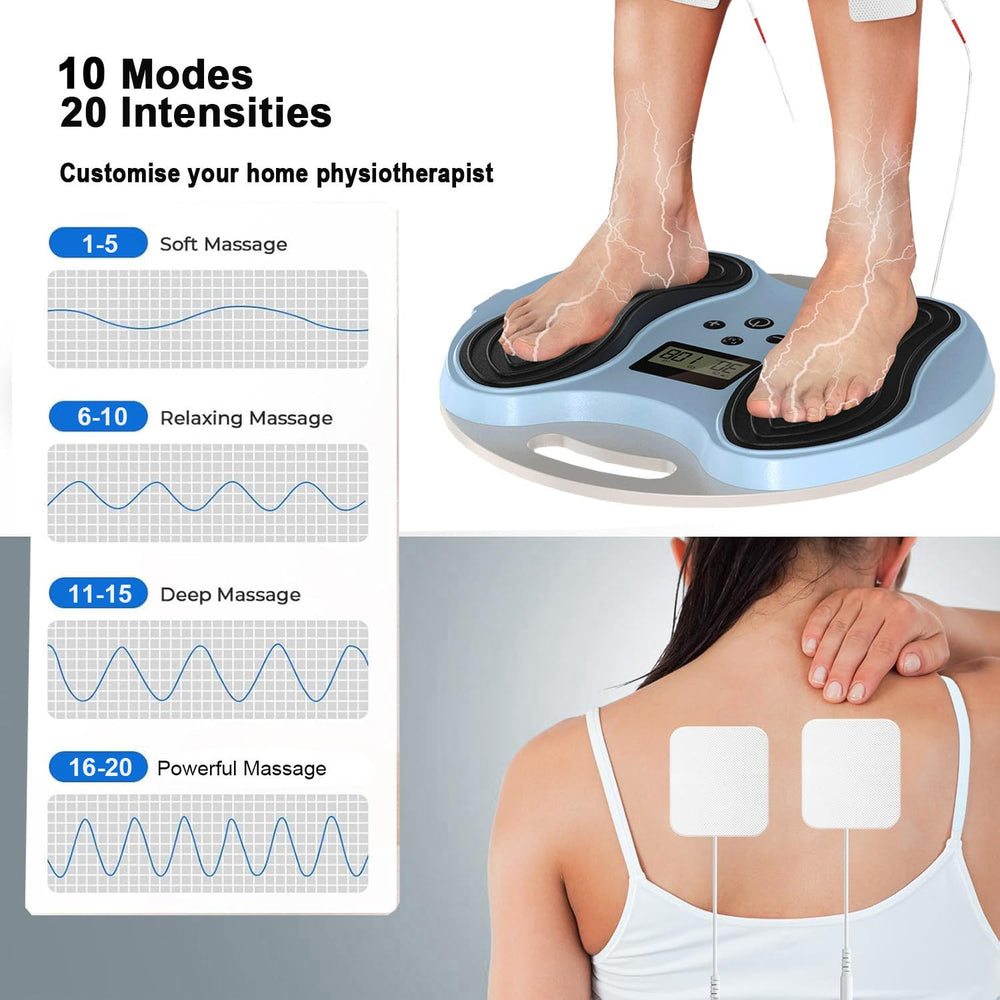 EULEYAW massager uses rechargeable lithium battery for cordless, convenient sessions.