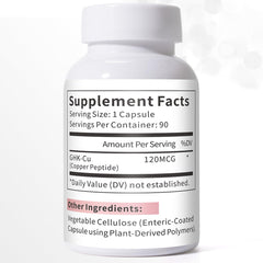 Euphea GHK-Cu product is vegan, non-GMO, and free from common allergens.