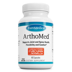Euromedica ArthoMed bottle front view showing branding and capsule format