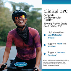 EuroMedica Clinical OPC sunflower lecithin ingredient detail highlighting absorption support.