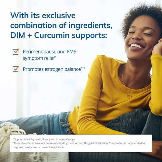 EuroMedica DIM Curcumin label showing BCM-95 and grape seed extract ingredients.