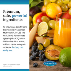 Daily-use scene with EuroMedica Essential Multivitamin for routine supplementation