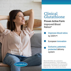 EuroMedica Glutathione tablets close-up for slow-melt absorption