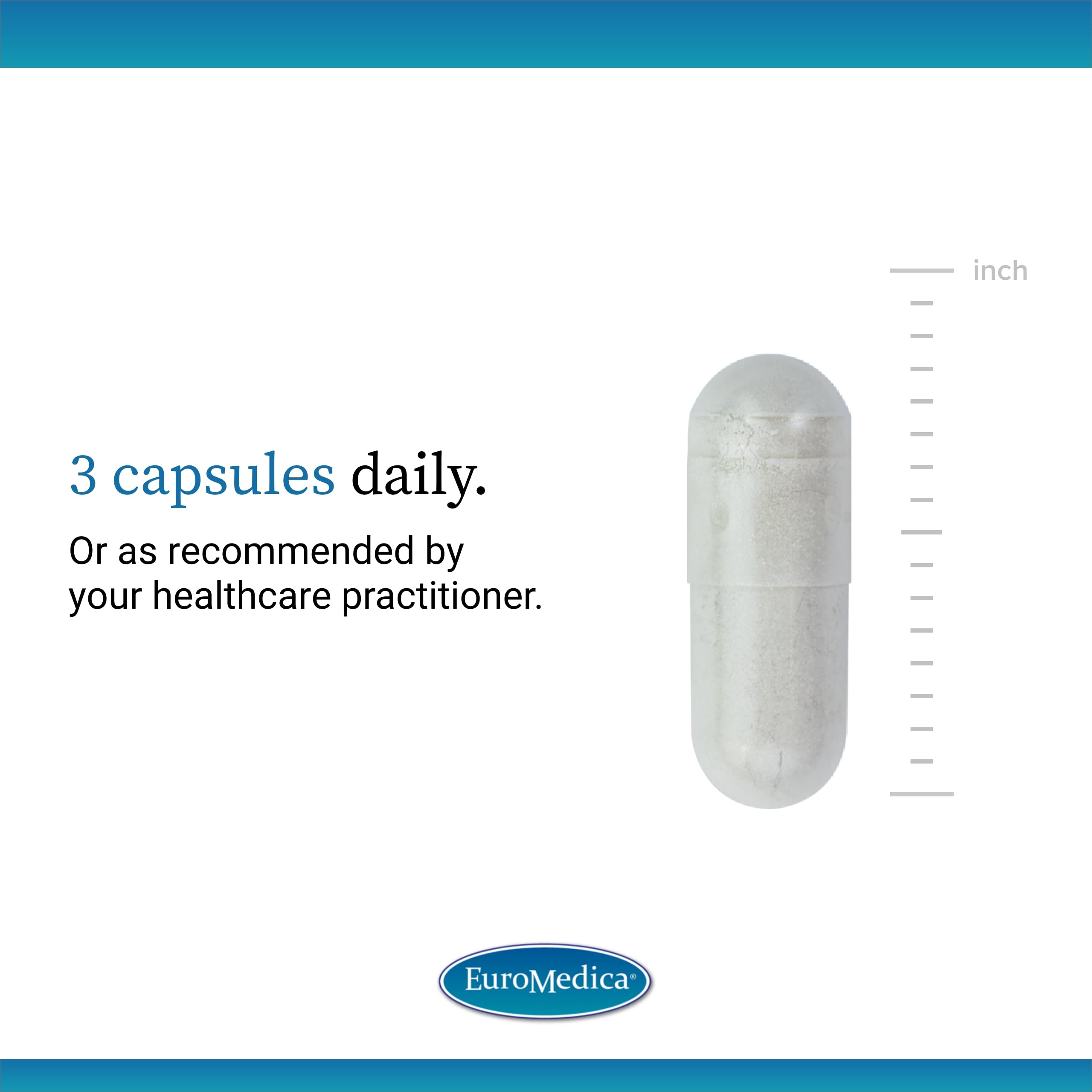 EuroMedica Hyaluronic acid supports joint lubrication and mobility.