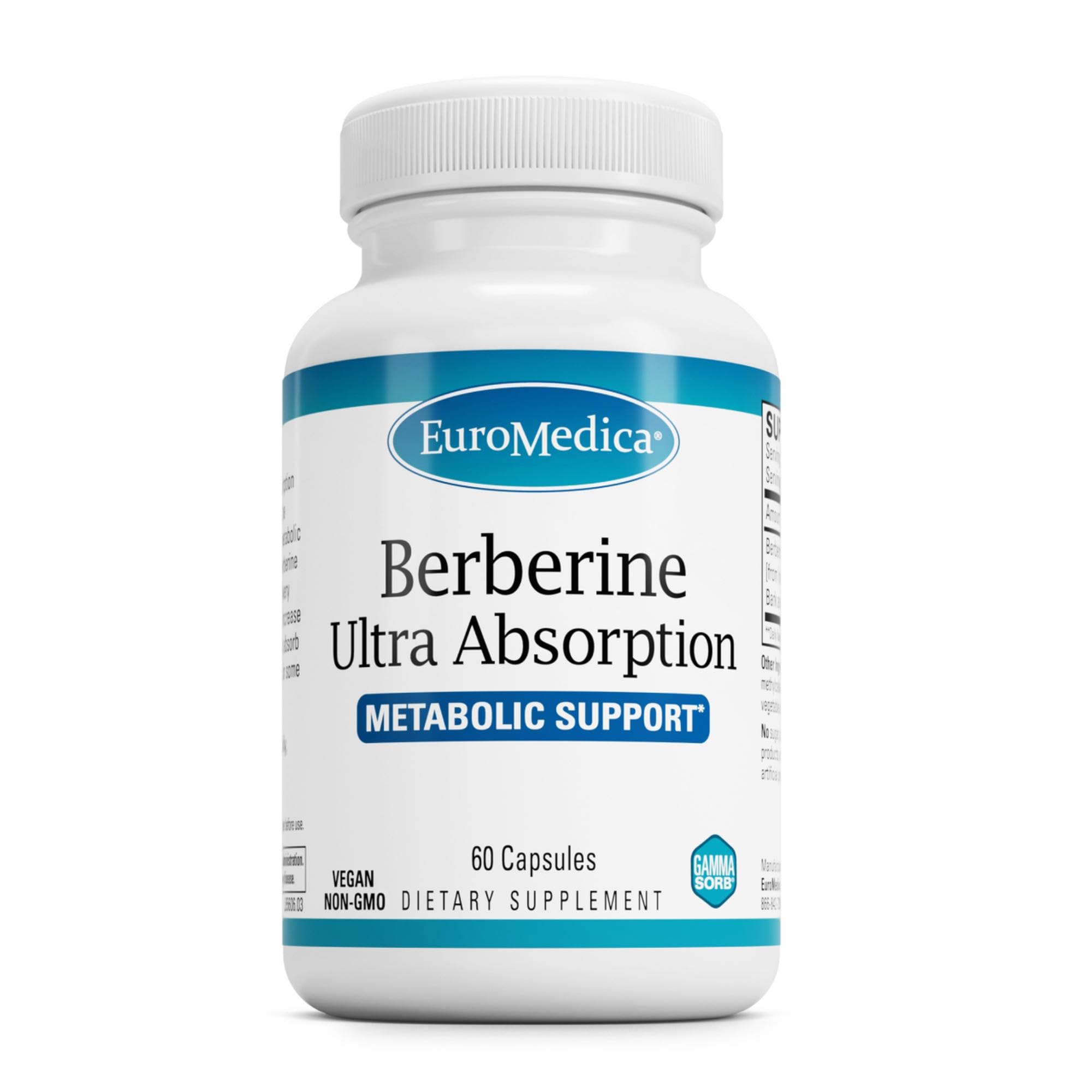 EuroMedica Ultra Absorption Brain Capsule: premium berberine delivery for daily cognitive support.