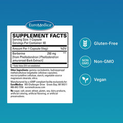 EuroMedica Ultra Absorption Liver Support Bottle: supports liver-friendly metabolic function during meals.