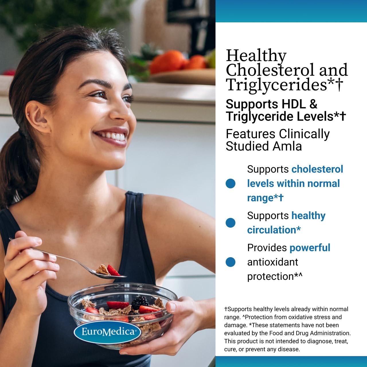 Vegan gluten-free EuroMedica capsules ready for daily use.
