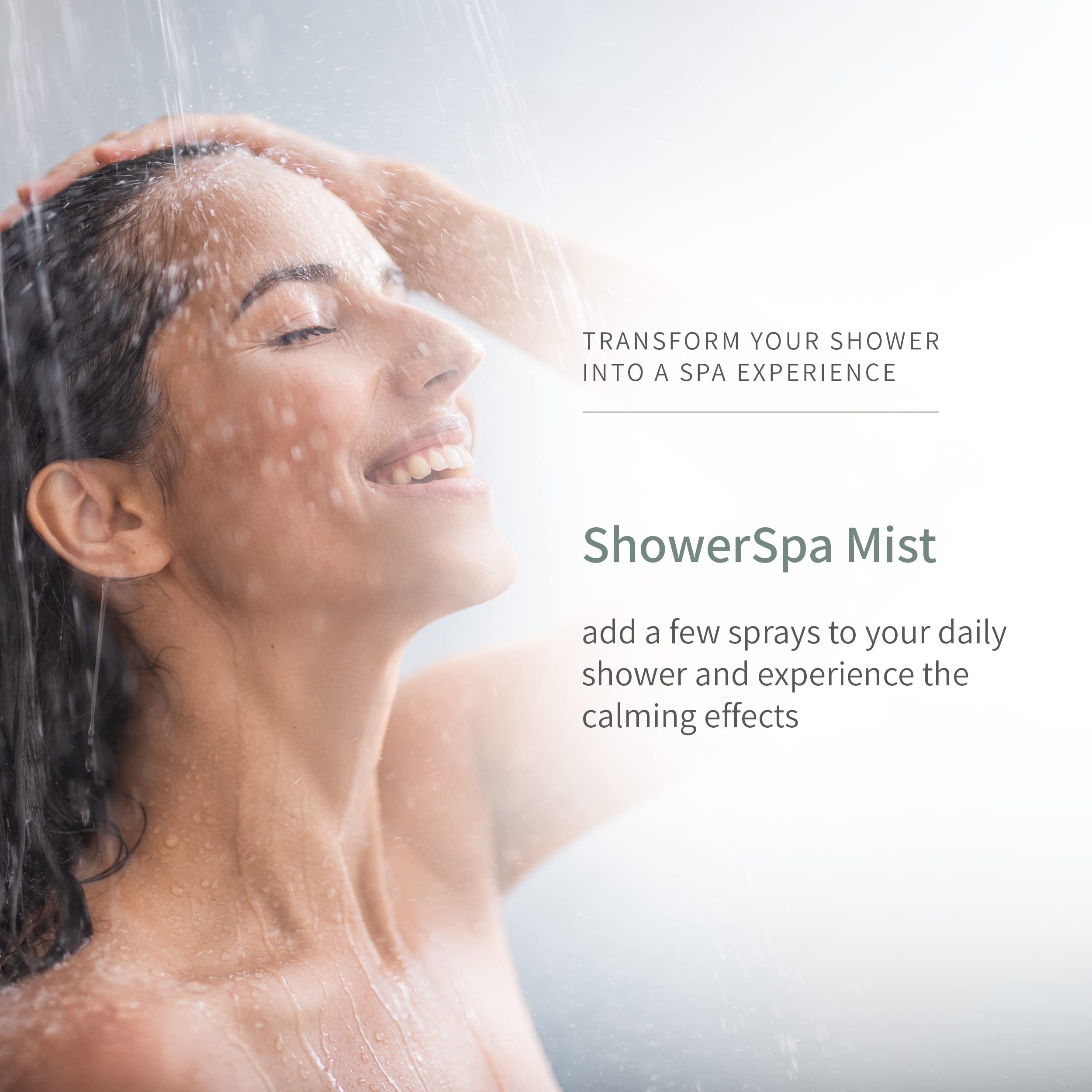 European Spa Source Lemongrass Eucalyptus ShowerMist creates a fresh bathroom spa ambiance