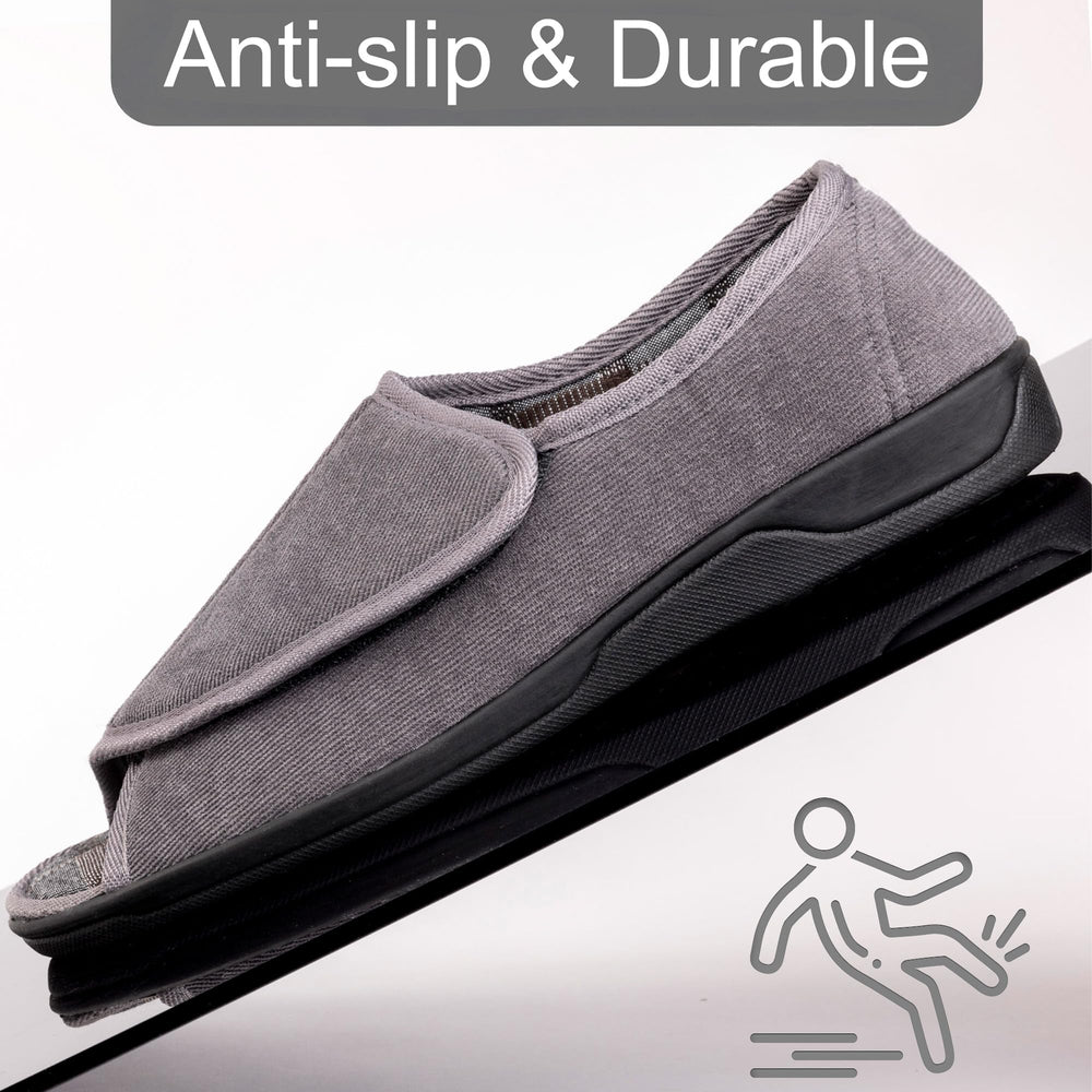 EUROPEAN SOFTEST non-slip rubber sole offers reliable indoor traction.