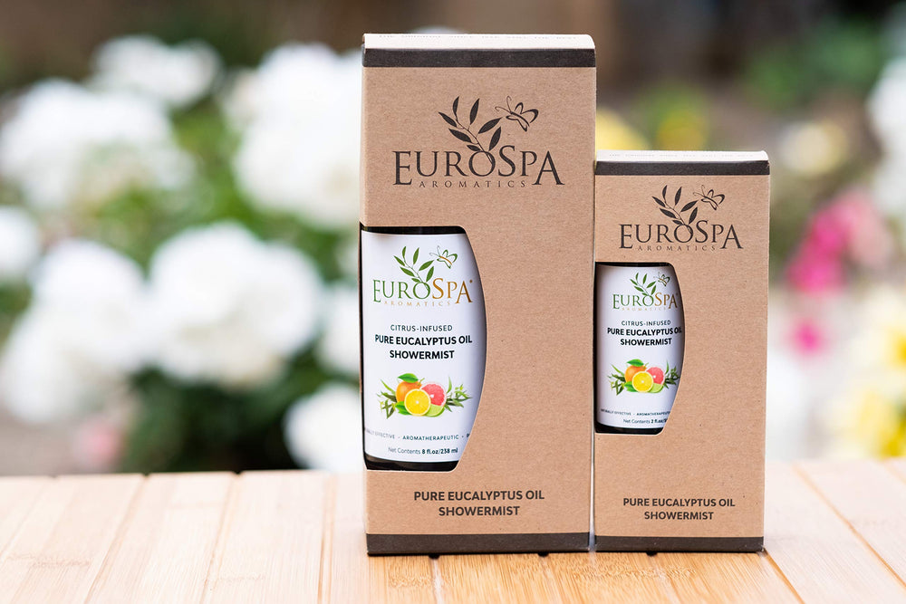 EuroSpa Aromatics eucalyptus oil steam-room-diffusion creates refreshing bathroom aroma