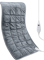 Evajoy weighted heating pad 17x33 cover for broad back warmth.