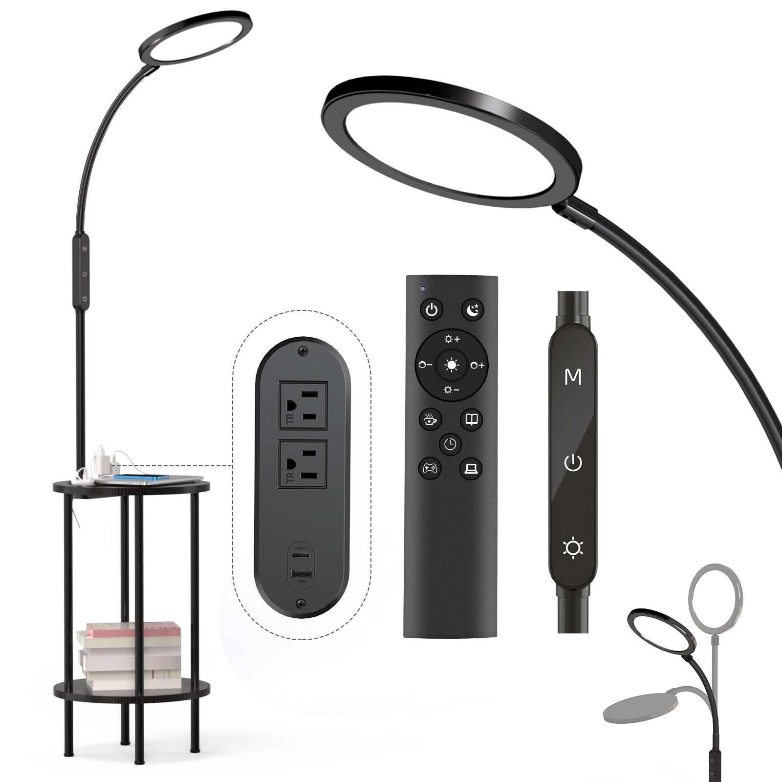 EVATEALE 10,000 Lux lamp displaying full-spectrum light for productivity