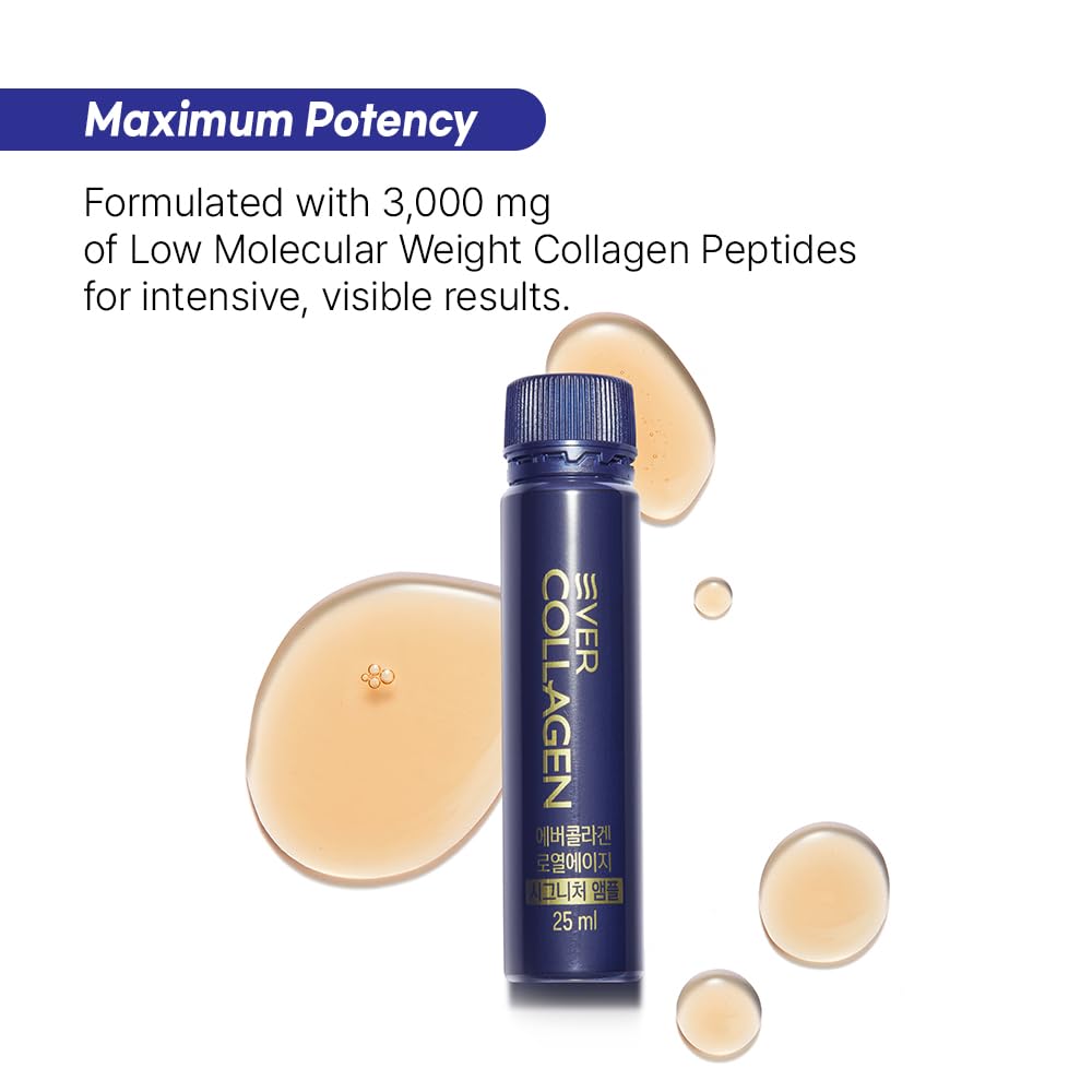 EVER COLLAGEN on-the-go ampoule fits busy schedules for convenient beauty boosts.