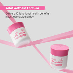 Ever Collagen Time dispensing daily dosage emphasizing portability.