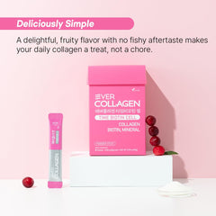 EVER COLLAGEN TIME Korean skincare-inspired formula emphasized for glow.