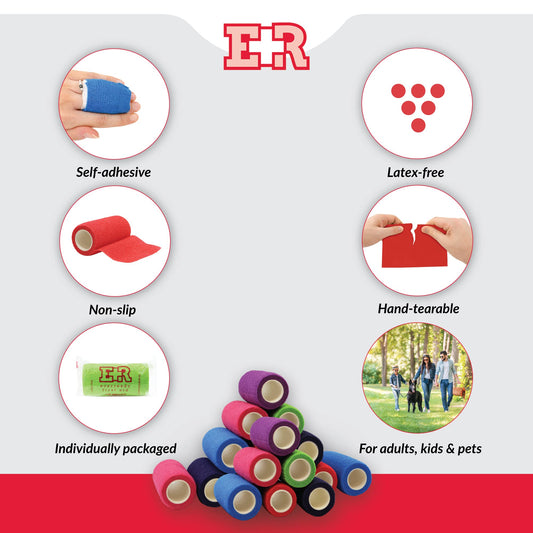 Ever Ready bandage roll close-up illustrating tear-by-hand usability
