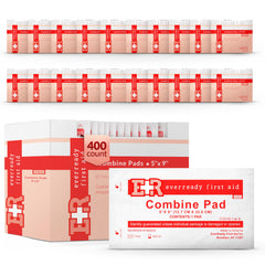 Ever Ready First Aid ABD pads 5x9, sterile and individually wrapped for clean wound care.