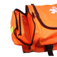 Ever Ready First Aid orange EMT trauma bag foam divider enables flexible interior organization