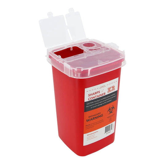 Ever Ready Sharps Container 100-pack for secure disposal at home and clinic