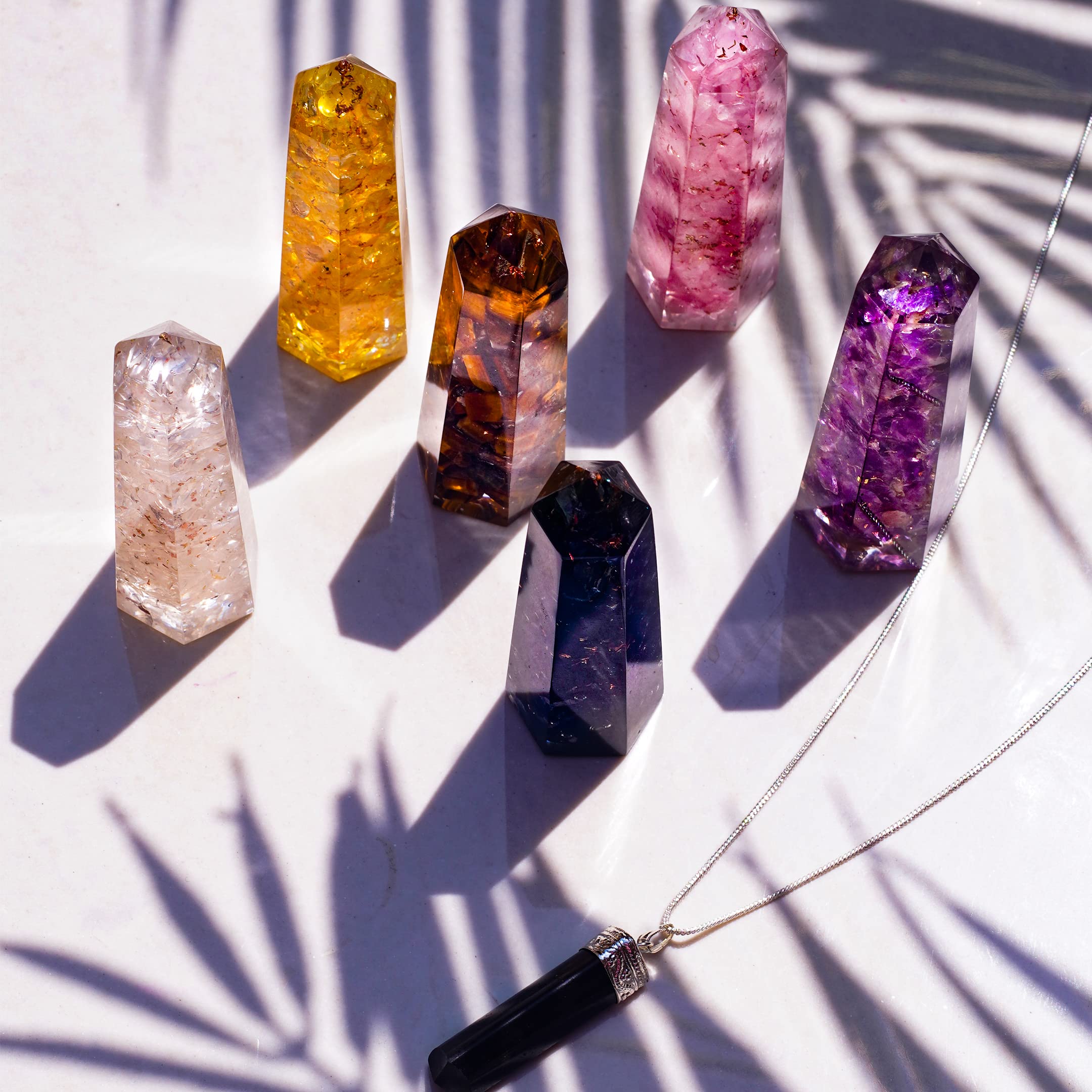 Ever Vibes rose quartz wand supports compassionate intention during self-care