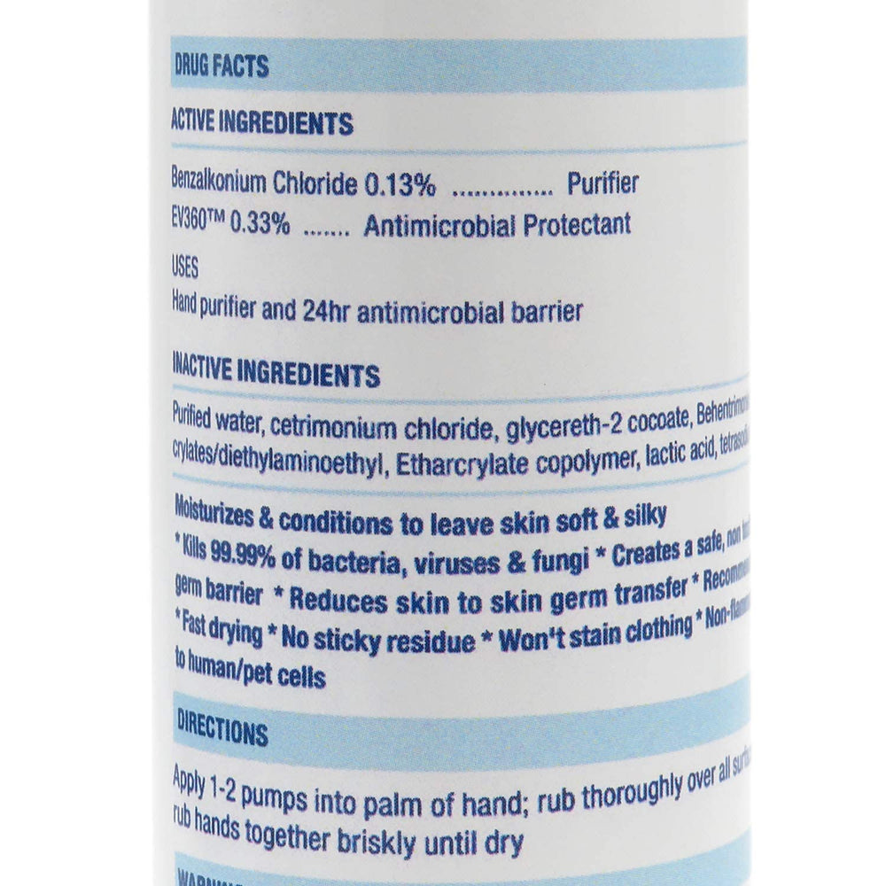 Everest Microbial Defense foam close-up illustrating rich moisturizing texture for frequent use