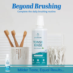 Everest Mouth Wash spearmint leaf conveys minty scent and refreshing finish