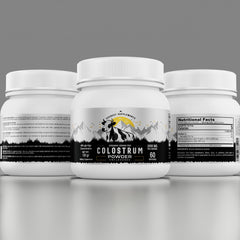 Everest Supplements Organic Colostrum Powder immunity graphic—potential wellness support.