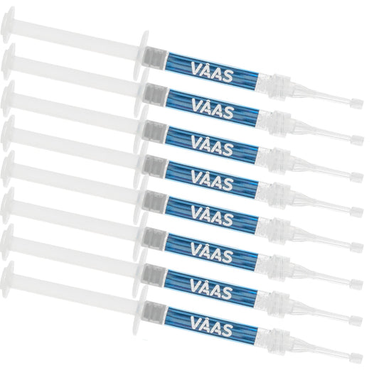 Everest VAAS teeth whitening syringes for at-home stain reduction