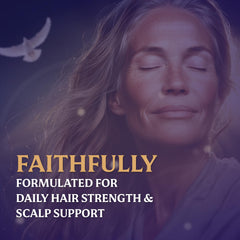 EVERFAITH Hair Formula Plus capsule bottle with clear label and supplement facts.