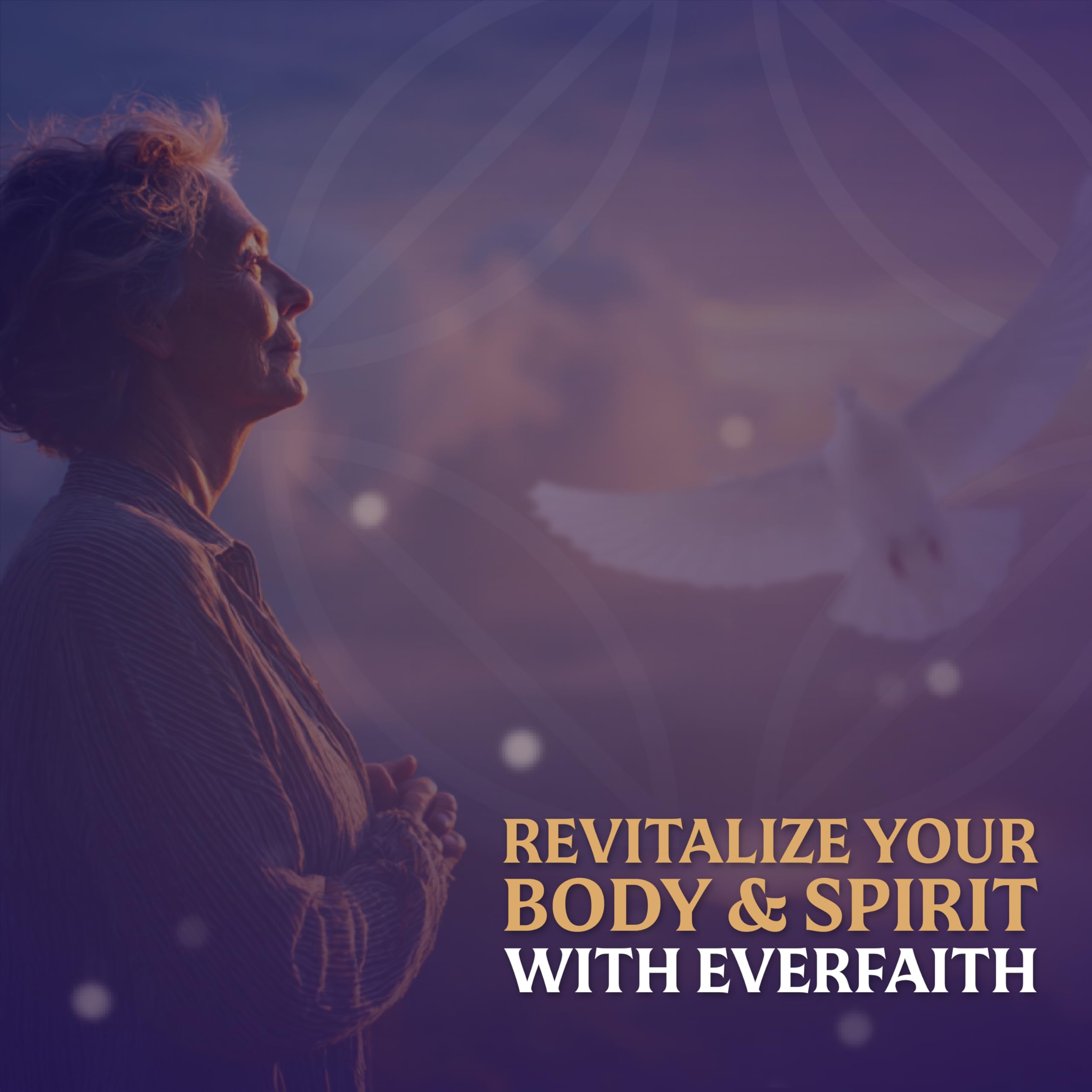 Everfaith LymphaFlo capsules arranged on a table for daily routine use.
