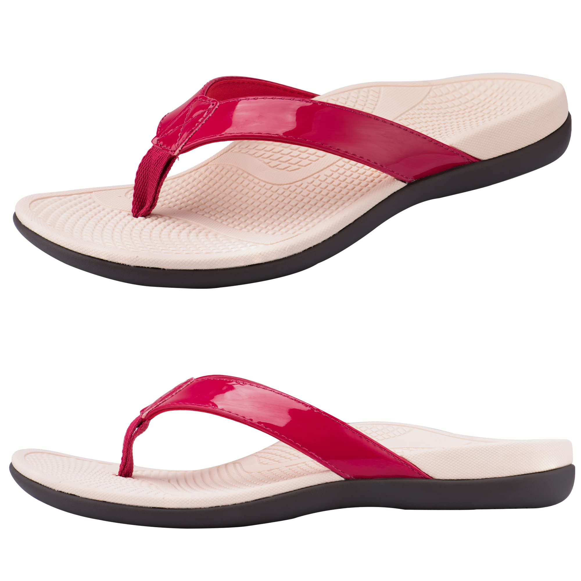 Everhealth orthotic flip flops arch support for comfortable daily walking