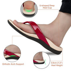 Everhealth flip flops slip resistant sole for secure grip on wet surfaces